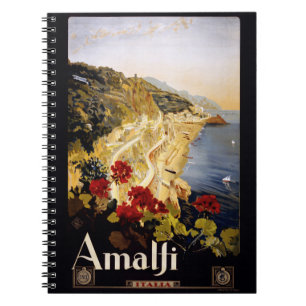Vintage Amalfi Italy notebook