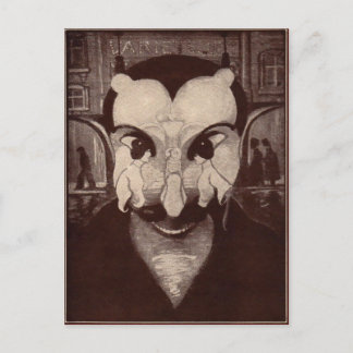 Vintage Ambiguous Devil Postcard