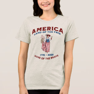 Vintage America 250th Anniversary 1776-2026 Tri-Blend Shirt