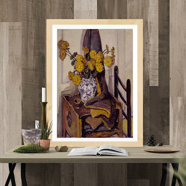Vintage American Art Still Life with Flowers   Poster (Creator Uploaded)