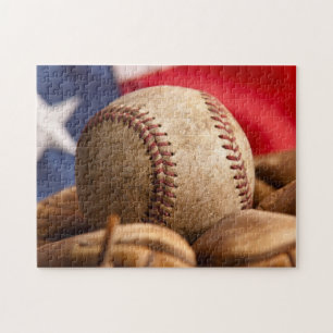 Vintage American Baseball Jigsaw Puzzle