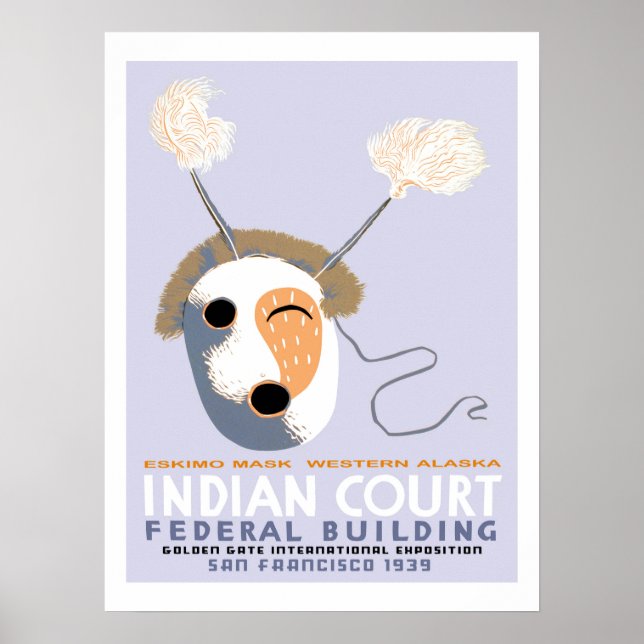 Vintage American Design Exhibition Poster (Front)