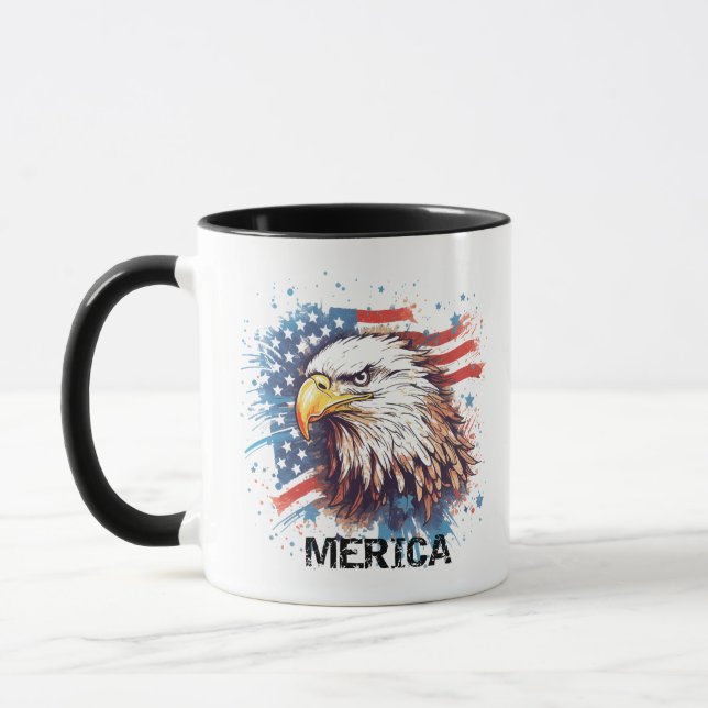 Vintage American Eagle  Mug (Left)