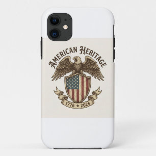 Vintage American Eagle Shield 2026 Semiquincentenn iPhone 11 Case