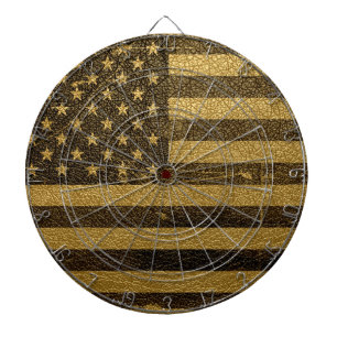 Vintage American Flag Dartboard
