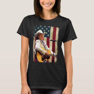 Vintage American Flag Dwight Yoakam Legend.png T-Shirt