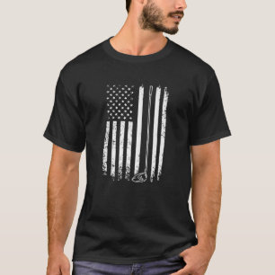 Vintage American Flag Golf - Golf Player Pun Golfe T-Shirt
