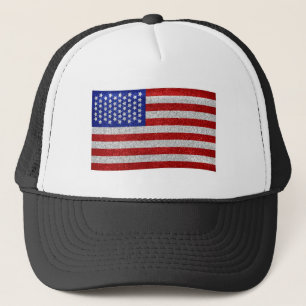 Vintage American Flag Hat