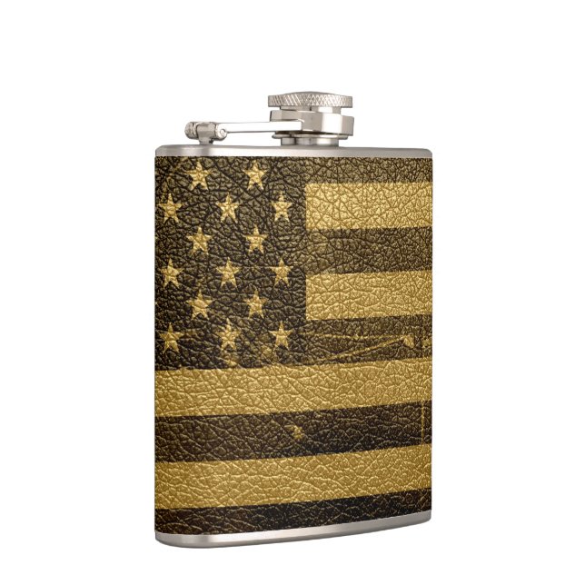 Vintage American Flag Hip Flask (Right)