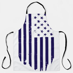 Vintage American Flag Kitchen Apron