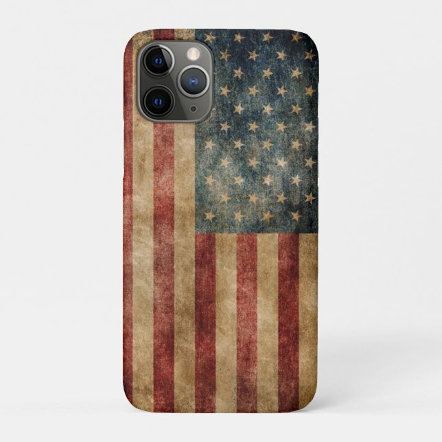 Vintage American Flag OtterBox iPhone CASE (Back)