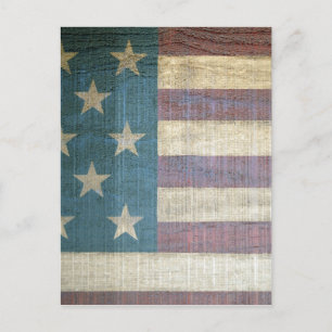 Vintage American Flag Postcard