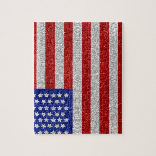 Vintage American Flag Puzzle