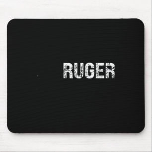 Vintage American Flag Retro Ruger Usa Family Match Mouse Pad