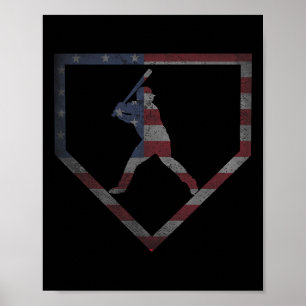 Vintage American Flag Sell Usa Poster