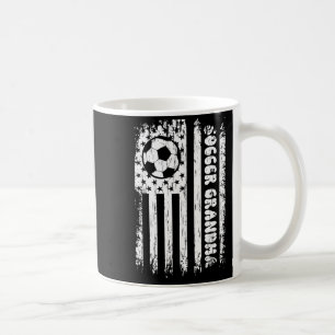 Vintage American Flag Soccer Grandma Football Fa T Coffee Mug