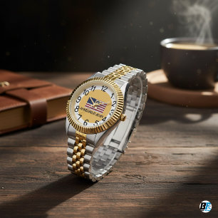  Vintage American Flag With "Make  Great Again" Watch