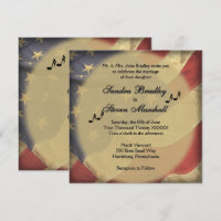 Vintage American Flat Music Theme Wedding