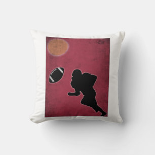Vintage American football game design Cushion