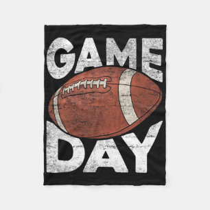 Vintage American Football Game Sports Lover Fleece Blanket
