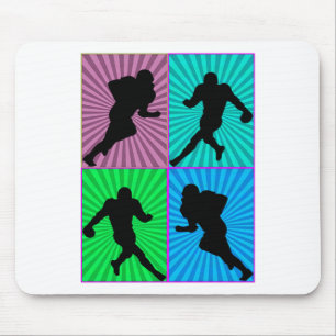 Vintage American Football Player For Football Love Mouse Pad