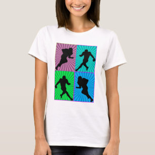 Vintage American Football Player For Football Love T-Shirt
