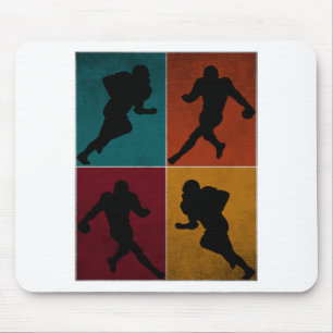 Vintage American Football Player Gift Mouse Pad