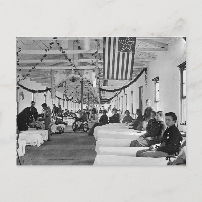 Vintage American Hospital Postcard (Front)