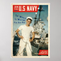 Vintage American Navy Recruitment