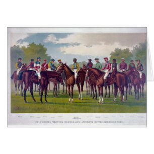 Vintage - American Race Horses & Jockeys,