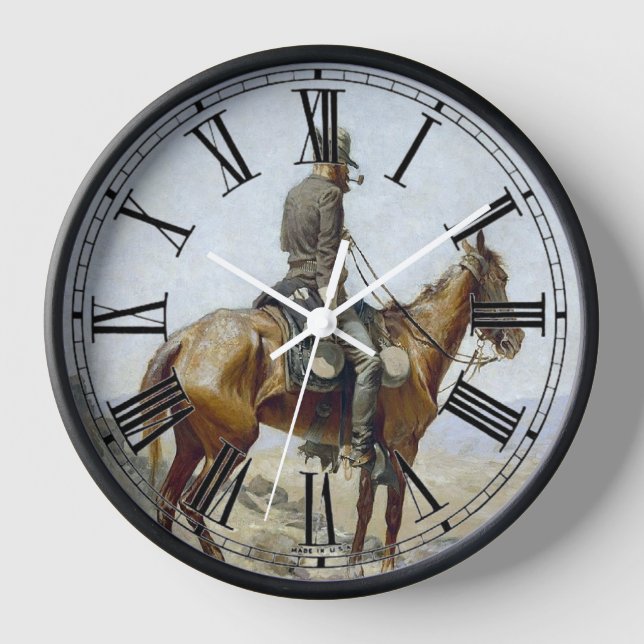 Vintage American solder Clock (Front)