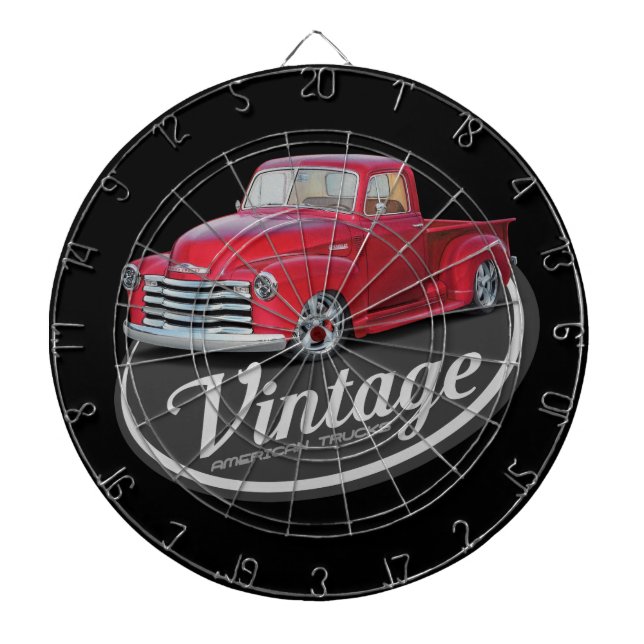 Vintage American Trucks Dartboard (Front)