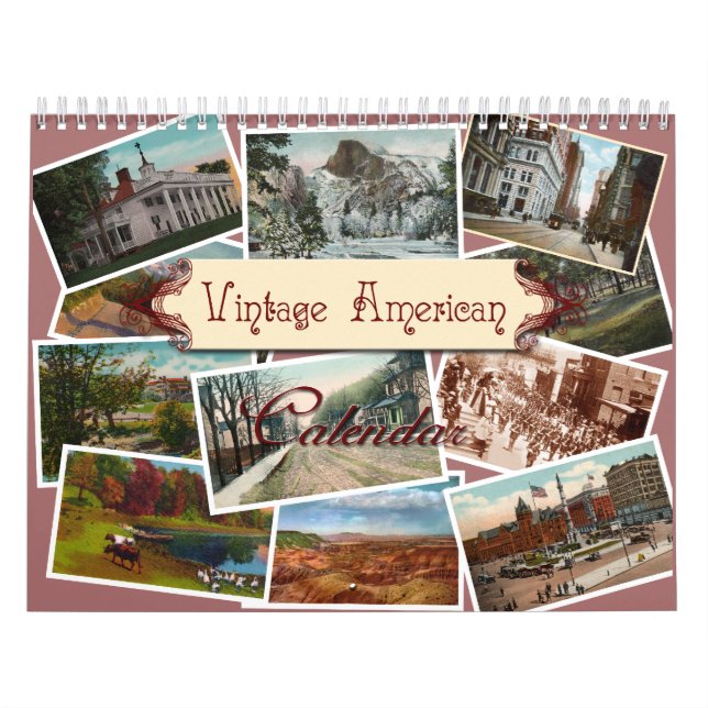 Vintage American Wall Calendar (Cover)