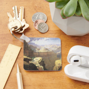 Vintage American West Art, Grand Canyon by Leigh Key Ring