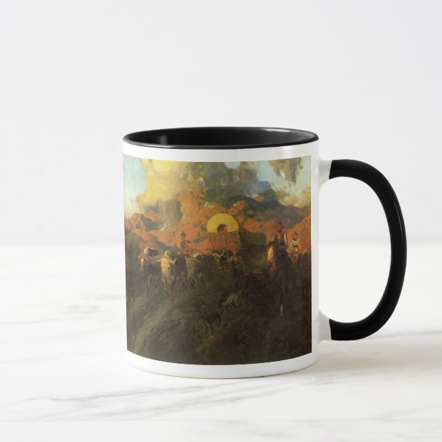 Vintage American West, Overland Trail by Johnson Mug (Right)