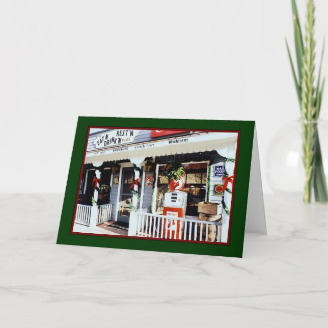 'Vintage Americana' Christmas Card - Season (Front)