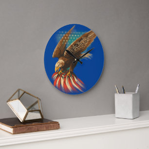 Vintage Americana Large Clock