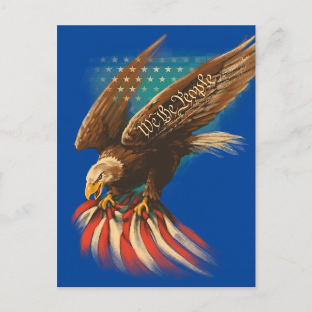Vintage Americana Postcard (Front)
