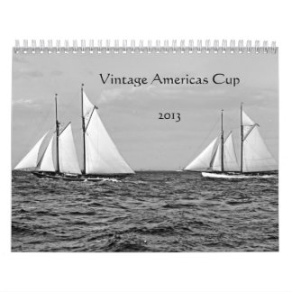 Vintage Americas Cup 2013 Calendar