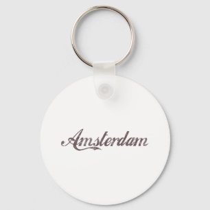 Vintage Amsterdam Key Ring