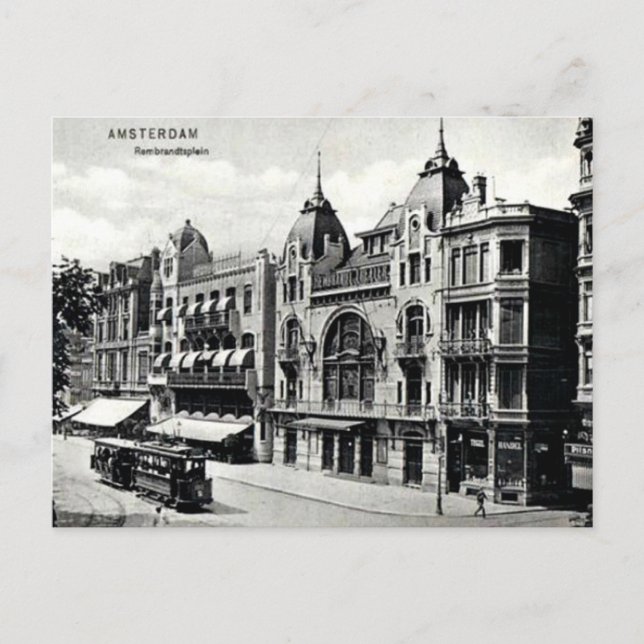 Vintage Amsterdam Postcard (Front)