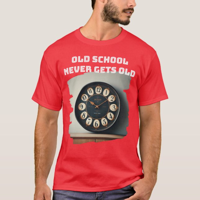 Vintage Analog Clock friends T-Shirt (Front)