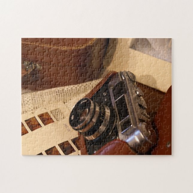 Vintage analogue Camera Jigsaw Puzzle (Horizontal)