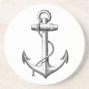 Vintage anchor coaster