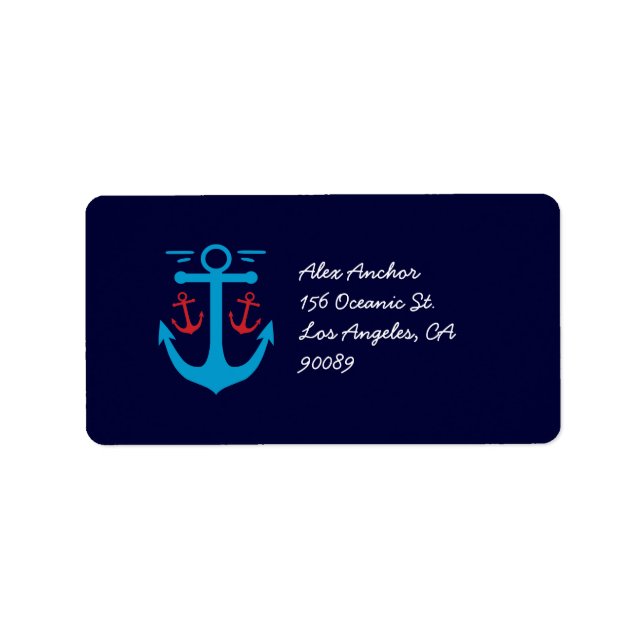 Vintage Anchor Label (Front)