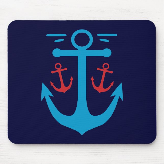 Vintage Anchor Mouse Pad (Front)