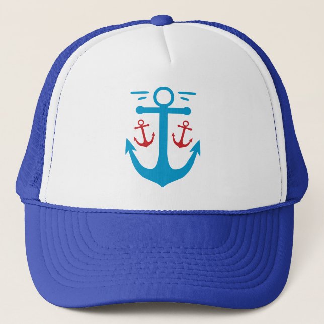 Vintage Anchor Trucker Hat (Front)
