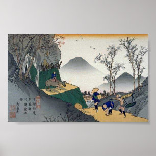 Vintage Ancient Japanese Art Poster