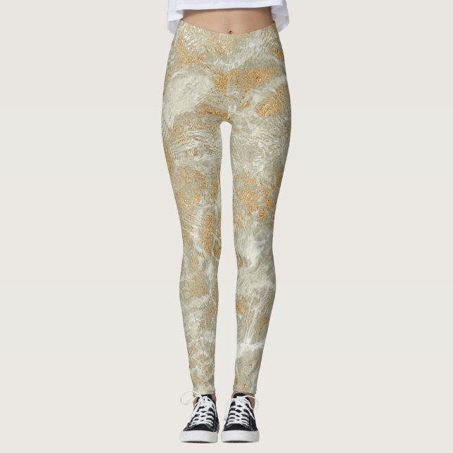 Vintage and classic abstract leggings (Front)