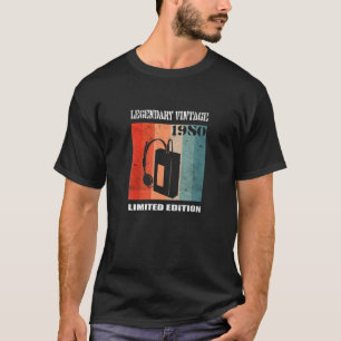 Vintage And Retro Birthday, Walkman, Vintage, Year T-Shirt